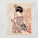 Buscar mujer japonesa tarjetas Vintage