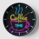 Buscar tiempo del café relojes de pared Java