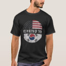 Buscar bandera coreana camisetas Americano