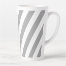 Buscar rayas grises y blancas tazas Moderno