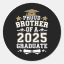 Buscar hermano redondas pegatinas Graduado