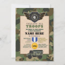 Buscar camo militar invitaciones Soldado
