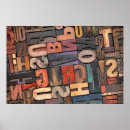 Buscar letras antiguas posters Vintage