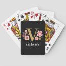 Buscar letra v barajas de cartas Inicial