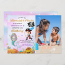 Buscar piratas y sirenas invitaciones Para todos