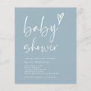 Buscar limpio 11x14 invitaciones Minimalista