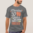 Buscar casado 50 años camisetas Romántico