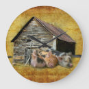 Buscar cerdo lindo relojes de pared Lechones