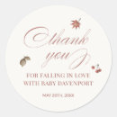 Buscar bellotas pegatinas Baby shower de otoño
