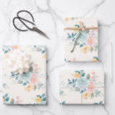 Buscar arreglo floral papel de regalo Acuarela