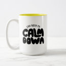 Buscar el calmar tazas Mantener la calma