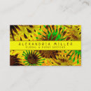 Buscar girasoles tarjetas de visita Floridos