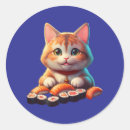 Buscar atún pegatinas Gatito