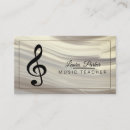 Buscar music teacher tarjetas de visita Acuarela