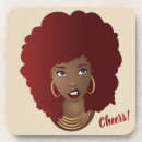 Buscar afro posavasos Mujer negra