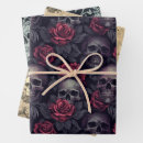 Buscar calavera papel de regalo Vintage