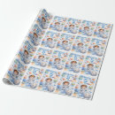 Buscar astronauta papel de regalo Acuarela
