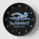 Buscar nadadores relojes de pared Piscina