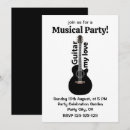 Buscar guitarra invitaciones Rockstar