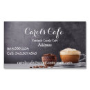 Buscar coffee shop tarjetas de visita Frijol