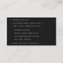 Buscar dos nombres tarjetas de visita Simple