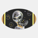 Buscar planeta ovales pegatinas Ufo