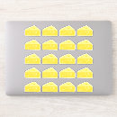 Buscar el queso grande pegatinas Rebanar