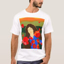 Buscar campo de la amapola camisetas Floral
