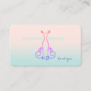 Buscar vestido tarjetas de visita Diseñador