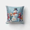 Buscar muñecos de nieve cojines Para niños