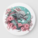 Buscar cerezas lindas relojes de pared Sakura