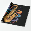 Buscar saxofones papel de regalo Saxofonista