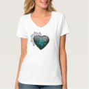 Buscar corazones de plata camisetas Negro