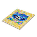 Buscar día de los muertos azulejos Calavera