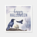 Buscar cuervo servilletas Fiesta de halloween