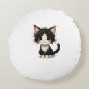 Buscar gato blanco y negro cojines Gatito