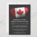 Buscar día de canadá invitaciones Canadiense