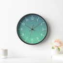 Buscar color verde menta relojes de pared Minimalista