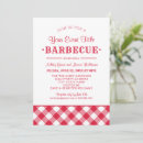 Buscar mantel rojo invitaciones Barbacoa