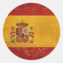 Buscar bandera española pegatinas Vintage