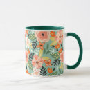 Buscar estampado de flores tazas Botánica