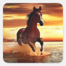 Buscar caballos salvajes pegatinas Caballo de carreras