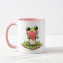 Buscar rana del dibujo animado tazas Sapo
