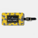 Buscar iniciales conocidas etiquetas para maletas Piña