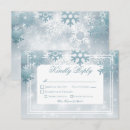 Buscar hielo tarjetas rsvp Elegante