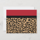 Buscar leopardo 11x14 invitaciones Jungla