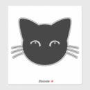 Buscar cara del gato pegatinas Cabeza