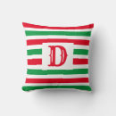 Buscar rayas rojas y verdes cojines General y unisex