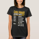 Buscar clínica camisetas Gerente