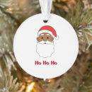 Buscar papá noel negro adornos Festivo